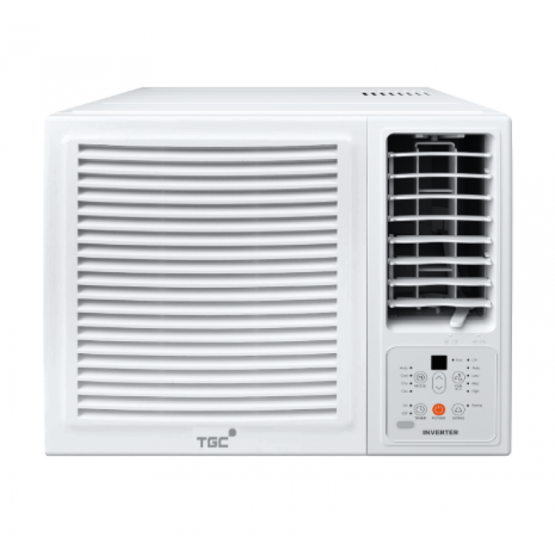 TGC  TAC-1140‧1.5匹 R32 變頻淨冷‧紫外線燈窗口式冷氣機‧無線遙控‧香港行貨,原廠3年全機保養‧