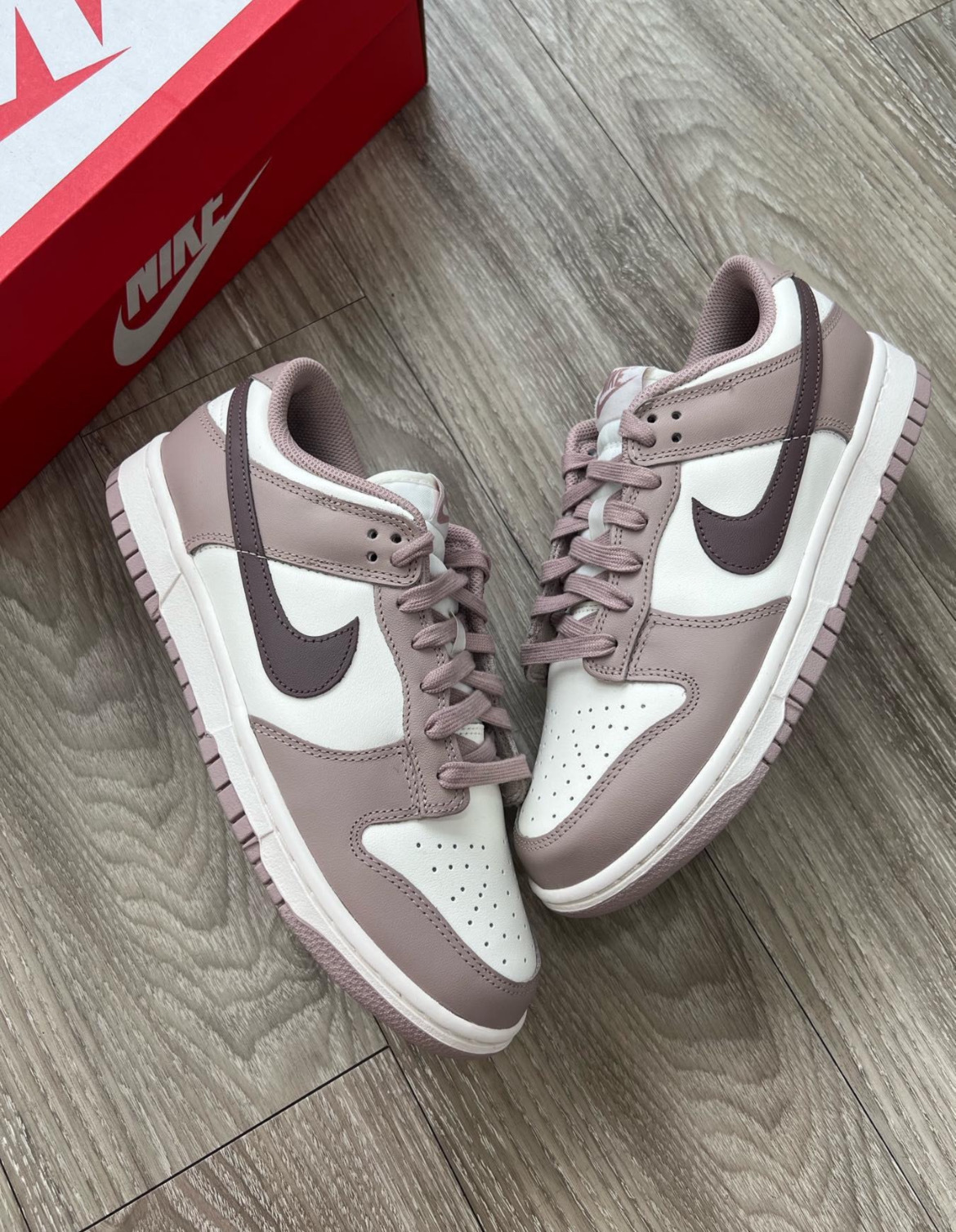 女鞋 NIKE W DUNK LOW PHOTON DUST 豆沙棕 低筒 皮革 復古 休閒鞋【DD1503-125】