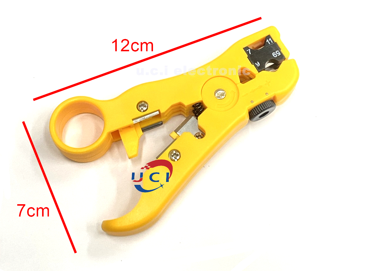 【UCI電子】(D-20) 同軸電纜剝線鉗 有線電視線剝線鉗 網線剝皮鉗 切線鉗皮刀