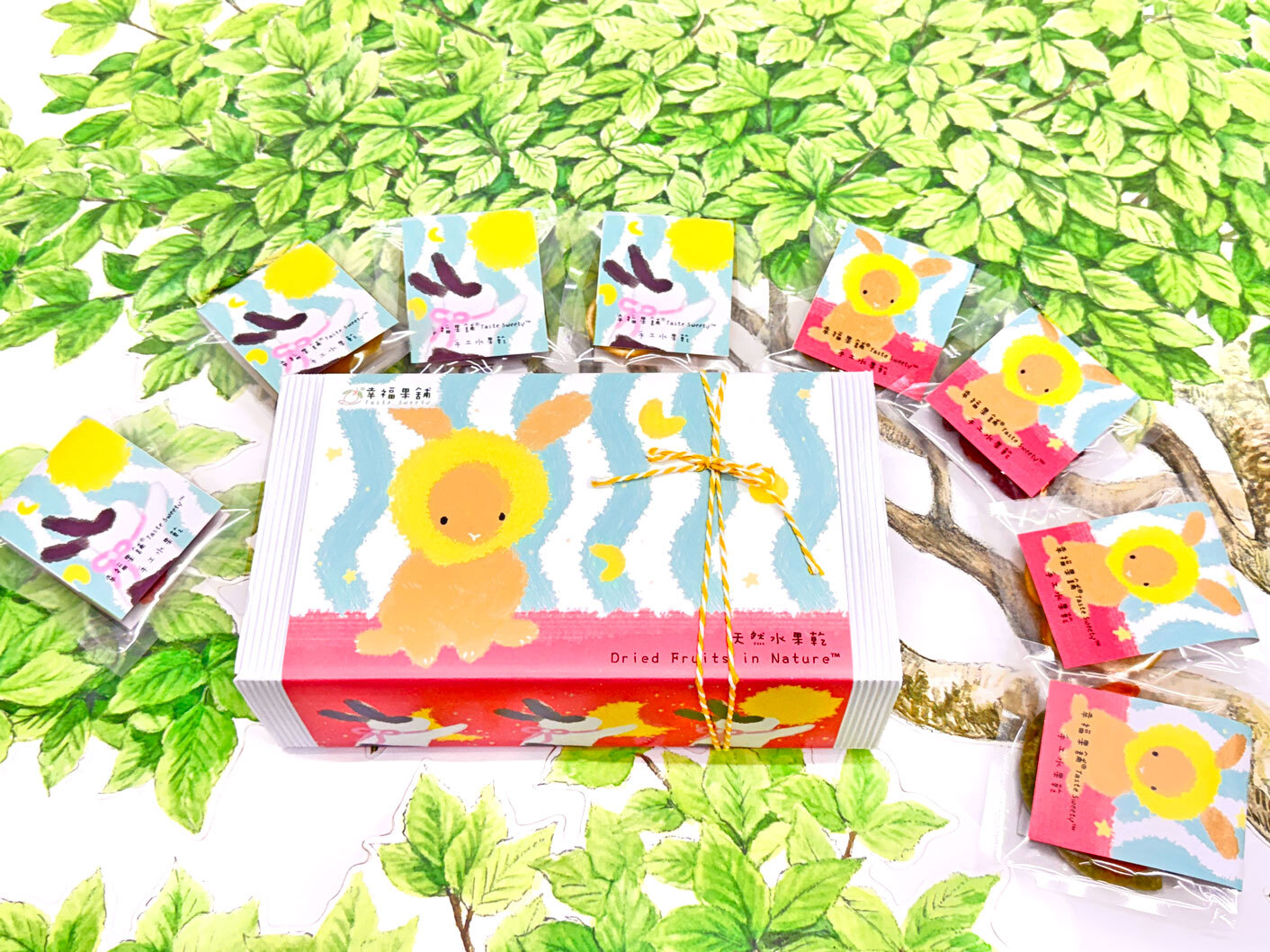 月帽兔水果乾小禮盒8入