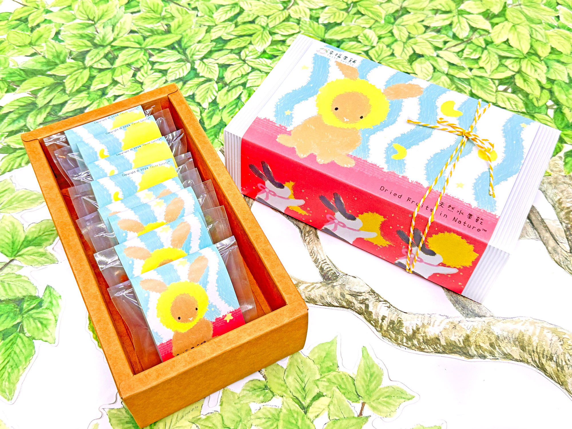 月帽兔水果乾小禮盒8入