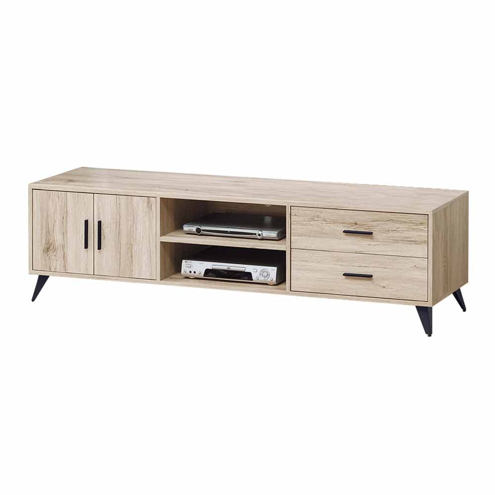 諾特斯6尺二門二抽電視櫃/長櫃