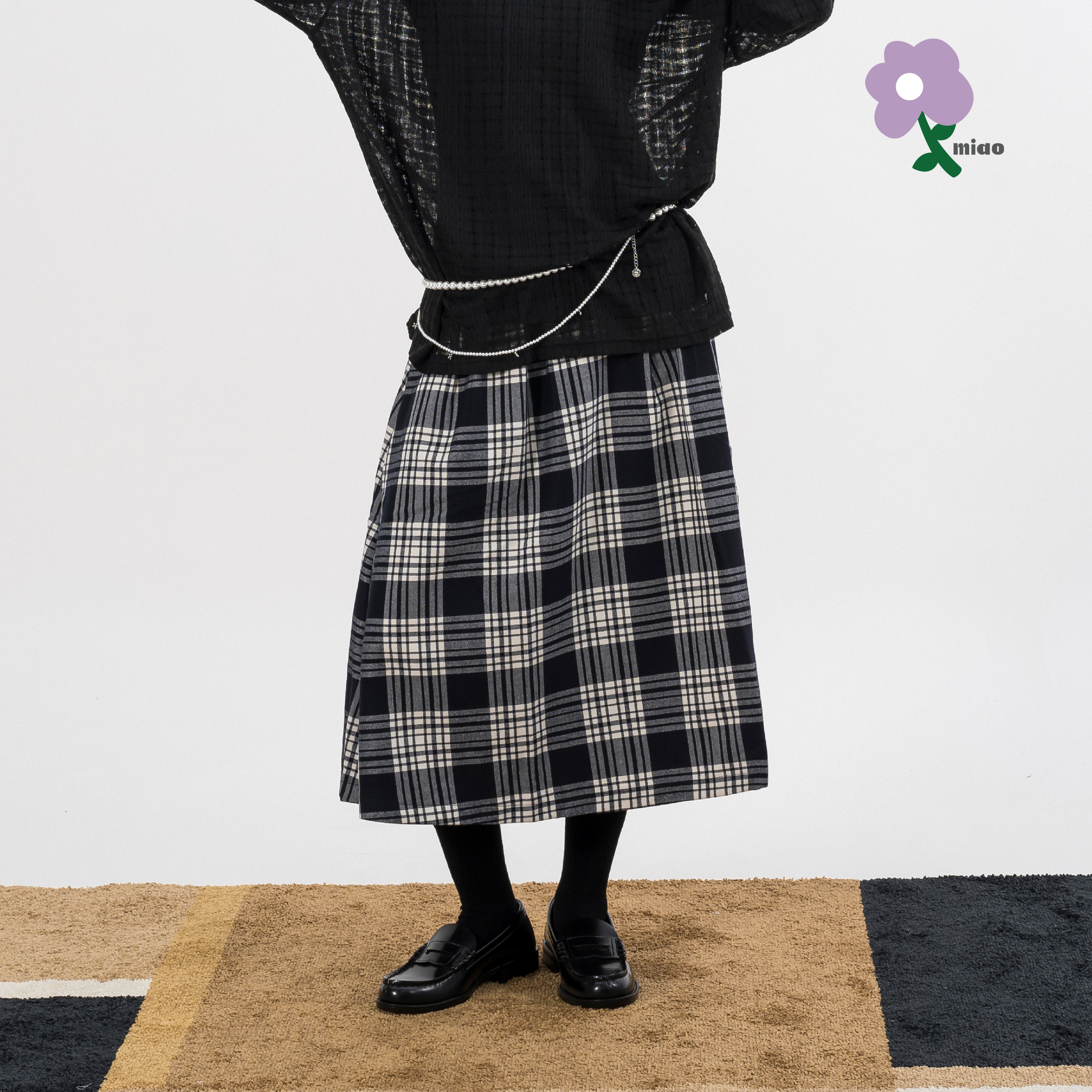 AGILITY MIAO Plaid Skirts 女裝 格紋 長裙 [M-SK9]