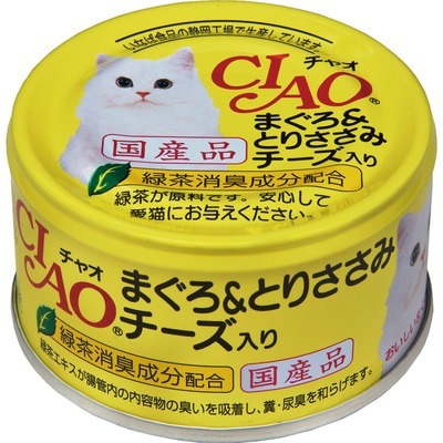 CIAO Tuna & Chicken Fillet With Cheese (85gx24cans)  #A-21