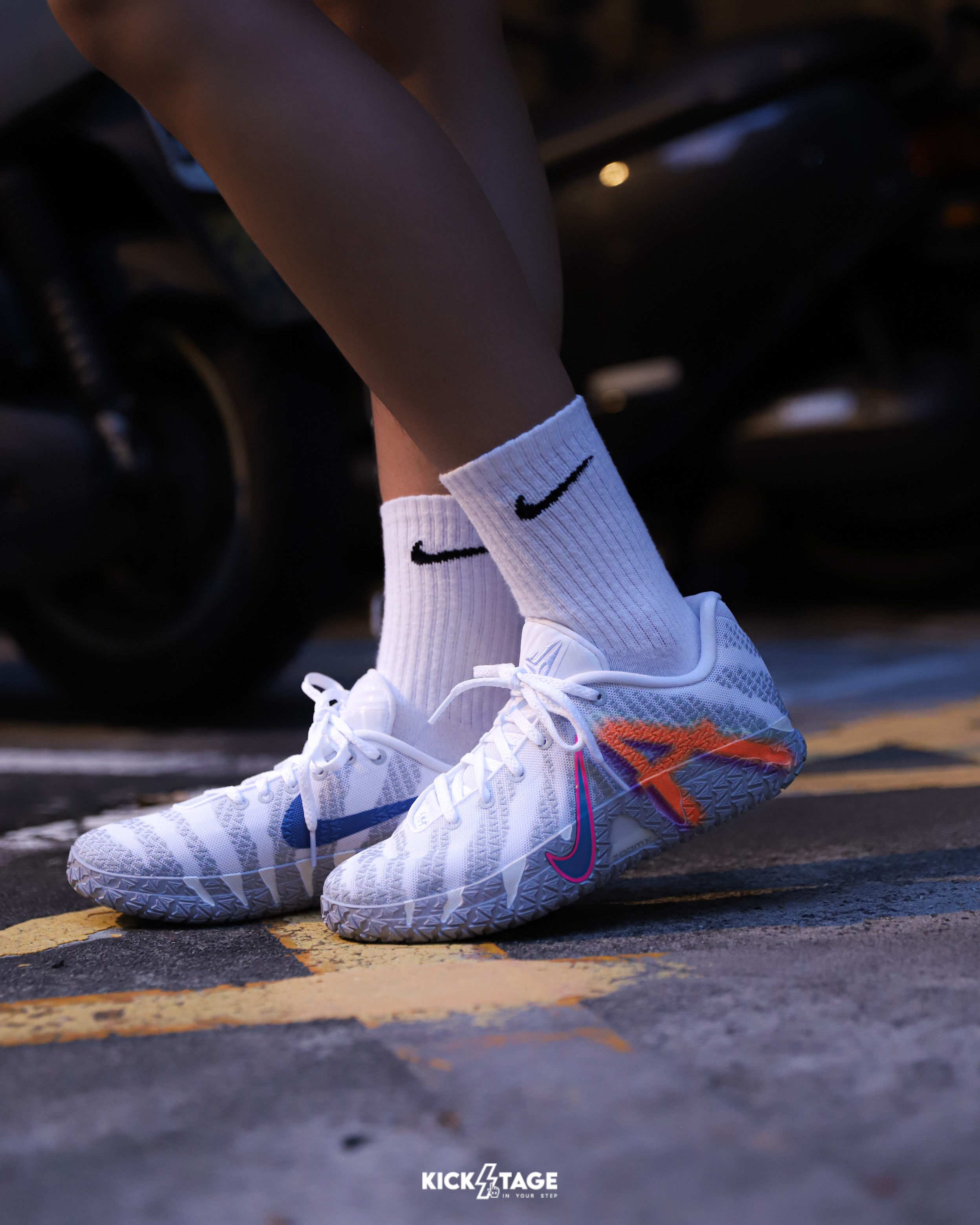 大童鞋 女鞋 NIKE JA 3 GS  "Light Show" 灰白 MORANT 莫蘭特 回彈 實戰 緩震 籃球鞋【IB4773-100】