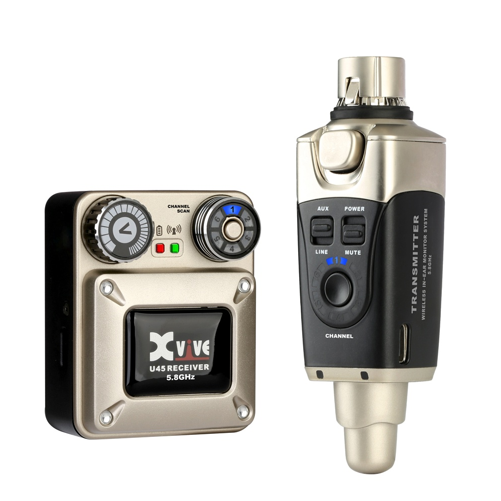 Xvive Xvive / U45系列 5.8G 無線監聽傳輸發射器 (U45T / U45R / U45R2 / U45R4 / U45T9 ) 第 2 張圖片｜三峽錄音 / 音響