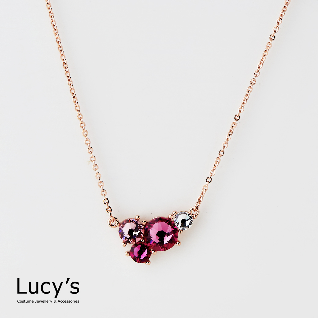 晶漾泡泡 項鍊 (三色) (125007/125008/125009)