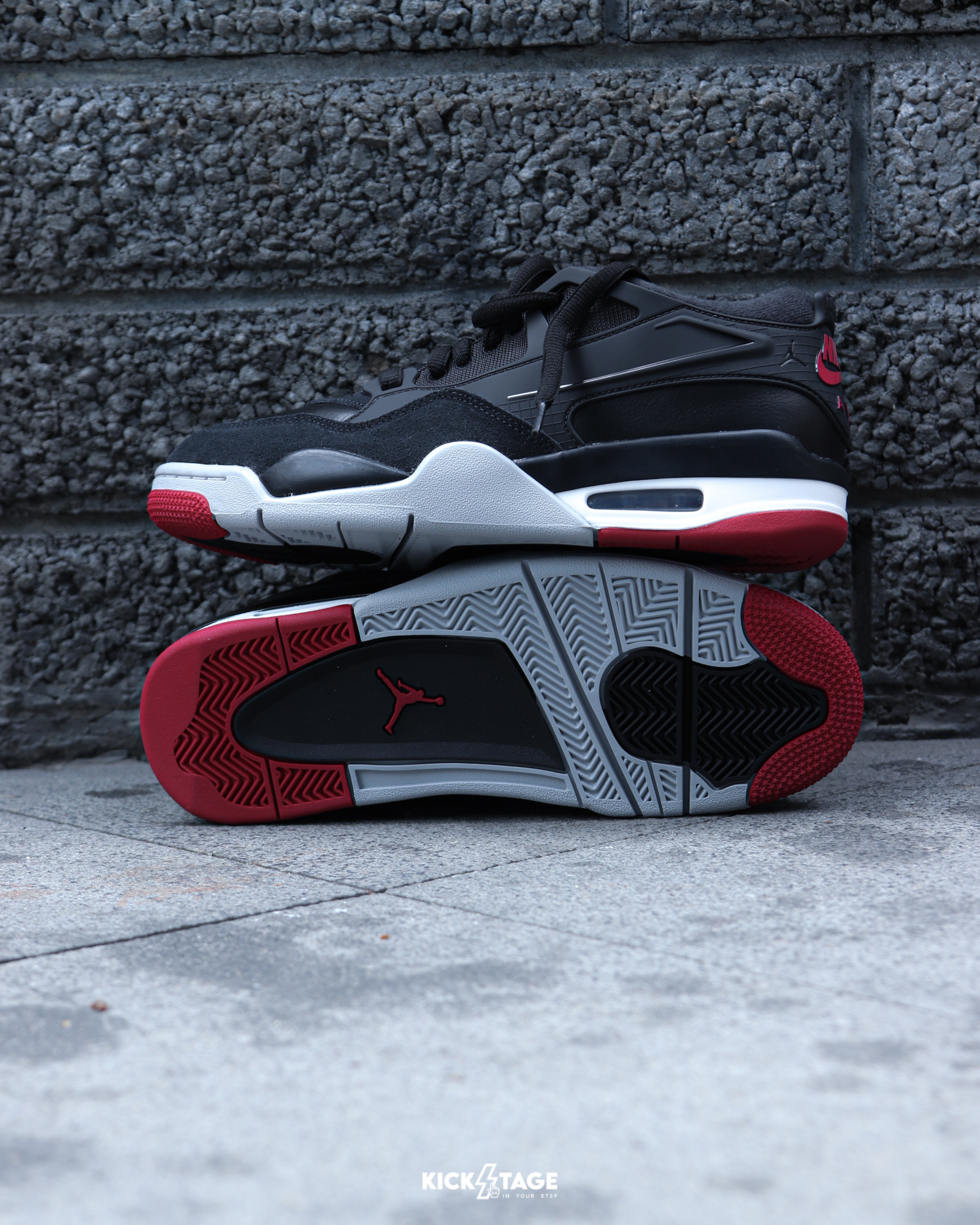 男鞋 NIKE AIR JORDAN 4 RM 'Bred' 黑紅 真皮 緩震 復古 籃球鞋【FQ7939-061】AJ4
