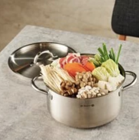 Prim'appety系列 l 雙耳不鏽鋼湯鍋