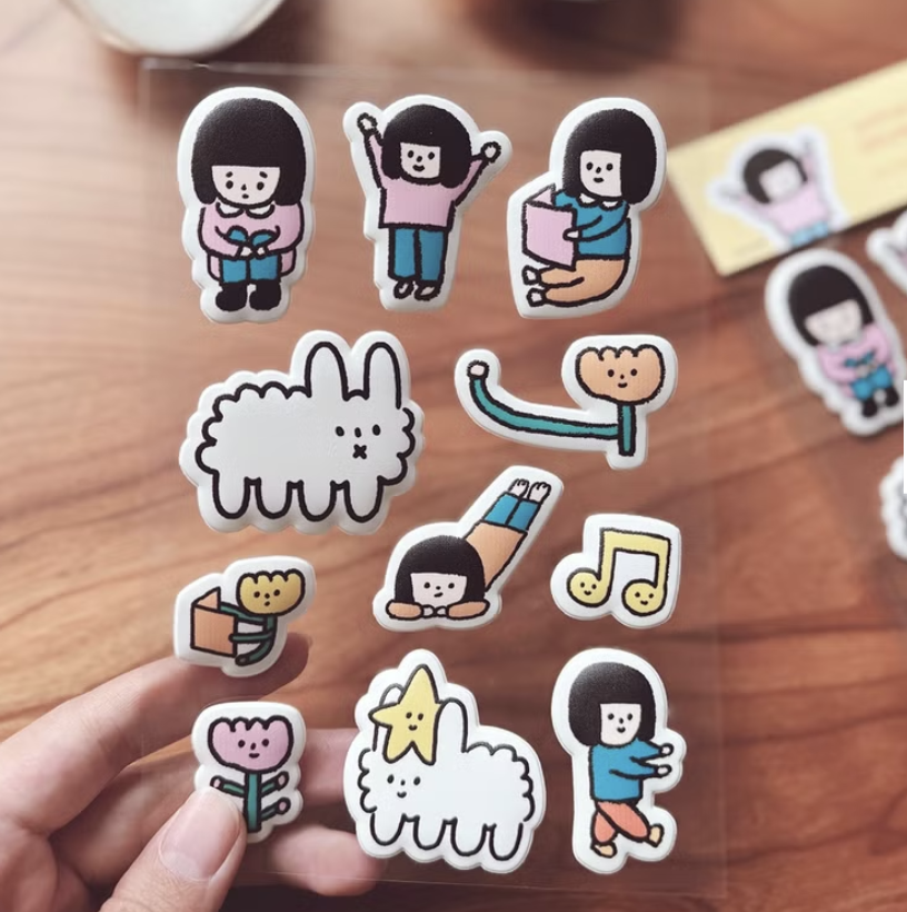 右手超人｜澎澎貼紙 超人的日常