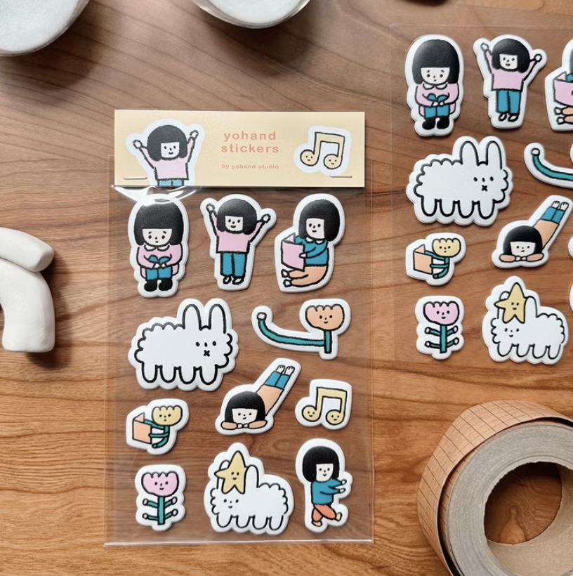 右手超人｜澎澎貼紙 超人的日常