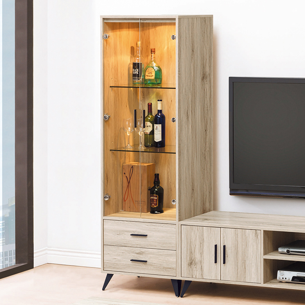 諾特斯2尺展示櫃/置物收納櫃