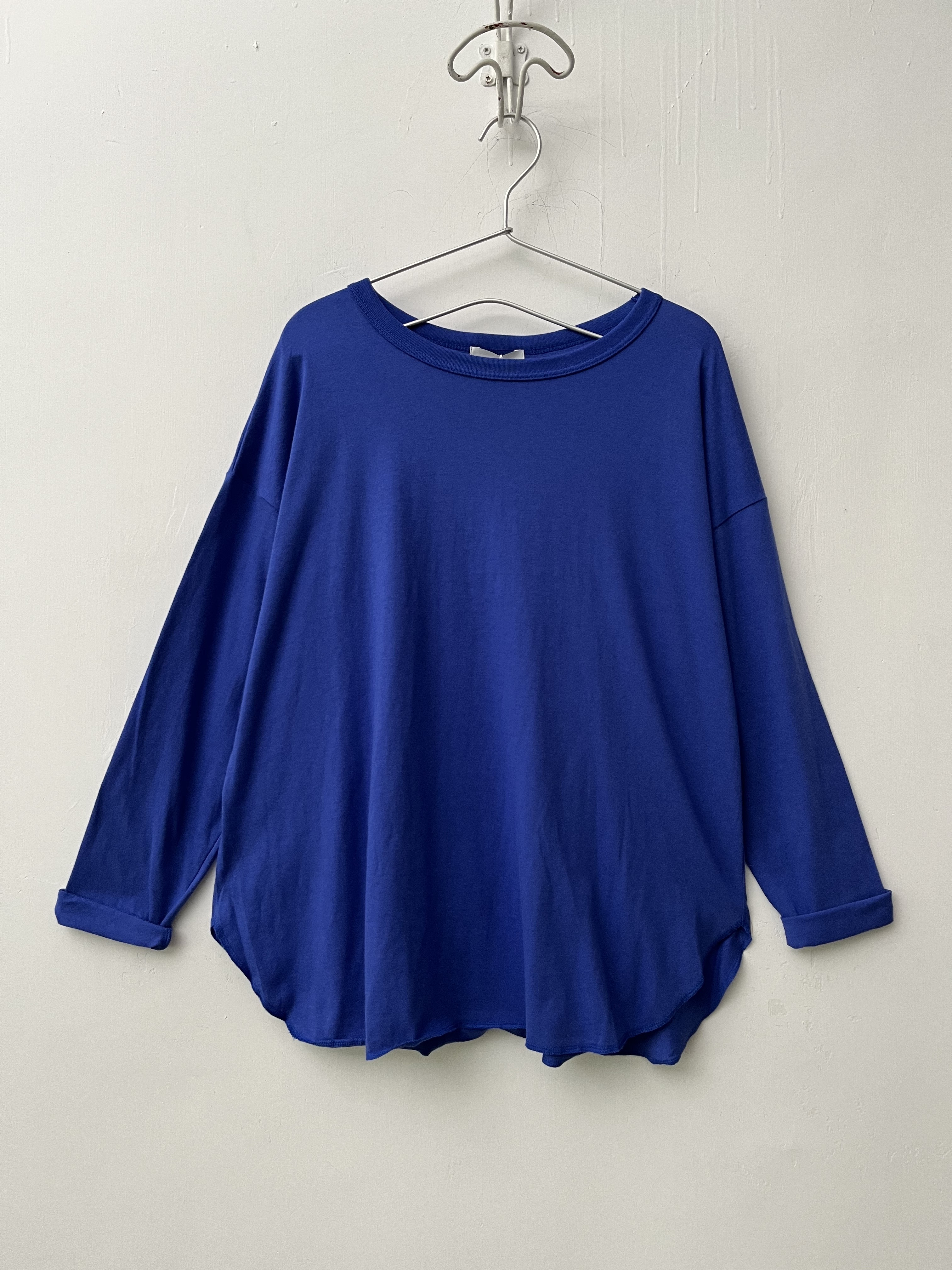 日本製DIARIES藍色圓領tee