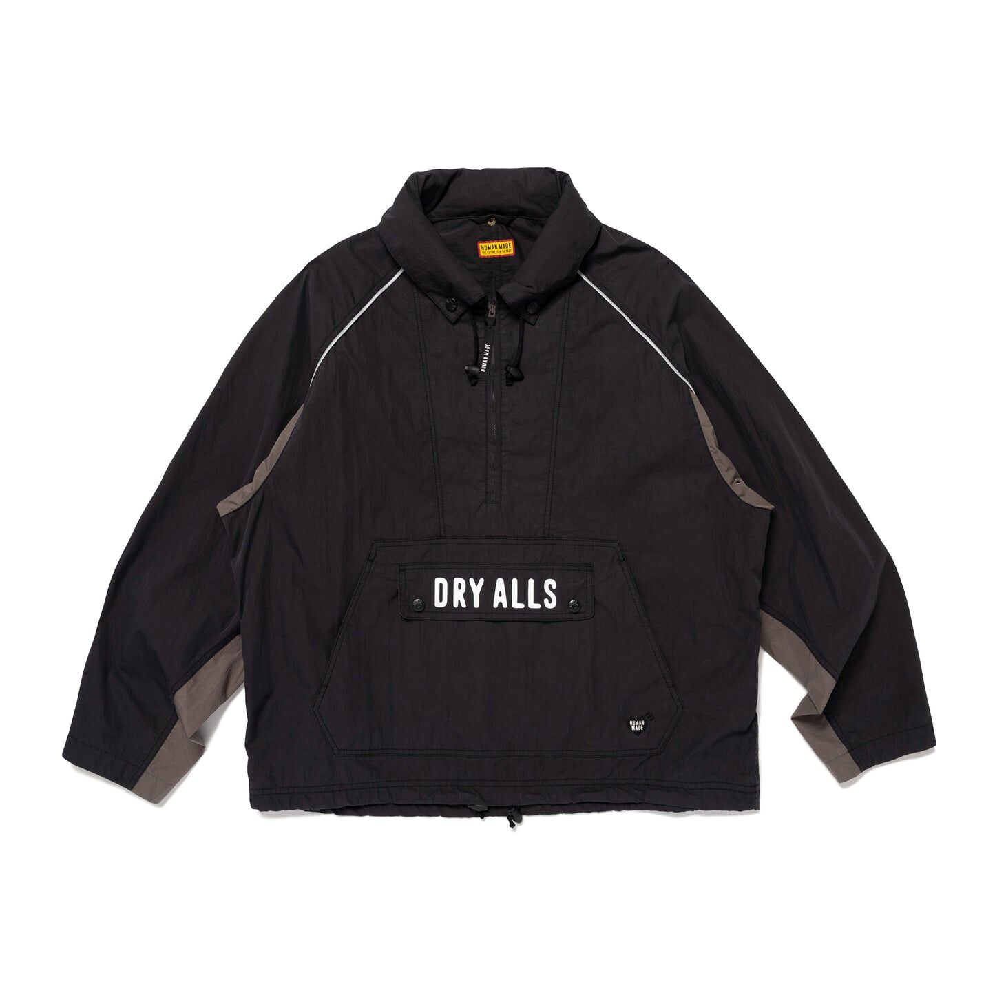 2025AW HUMAN MADE NYLON ANORAK 背後 LOGO 衝鋒衣 半截式 外套 現貨 HM30JK032