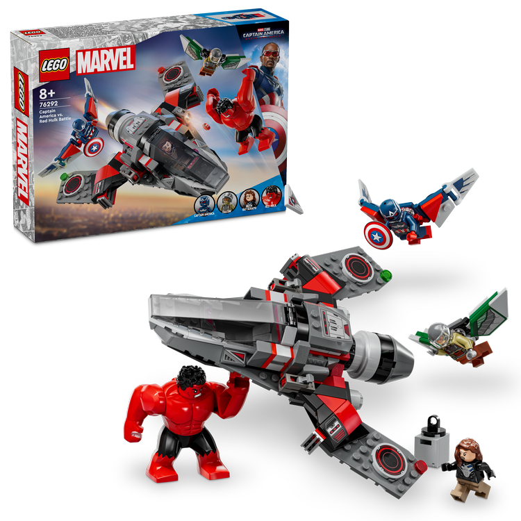 76292 Captain America vs. Red Hulk Battle