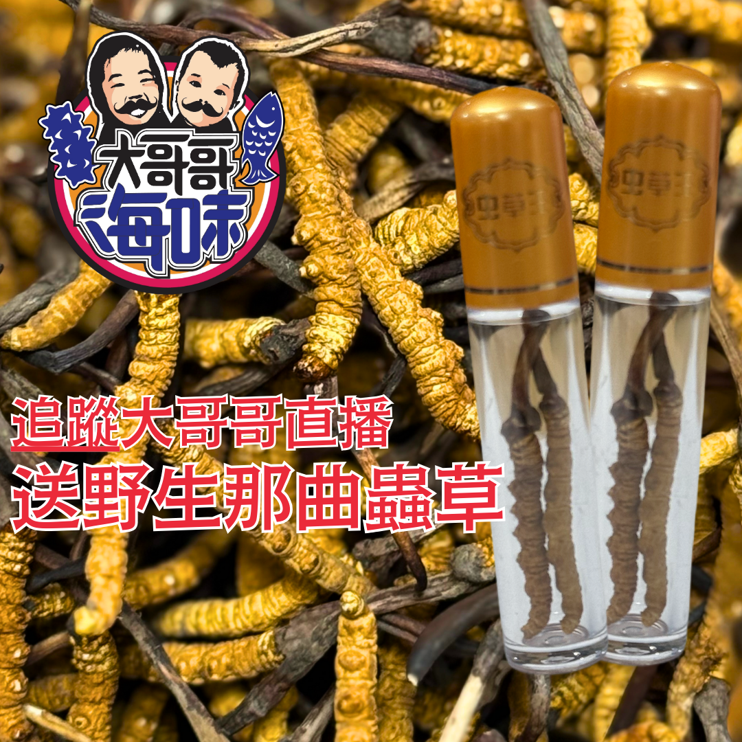 1蚊西藏那曲冬蟲夏草(2支裝)**此優惠商品需自行到門市自取**