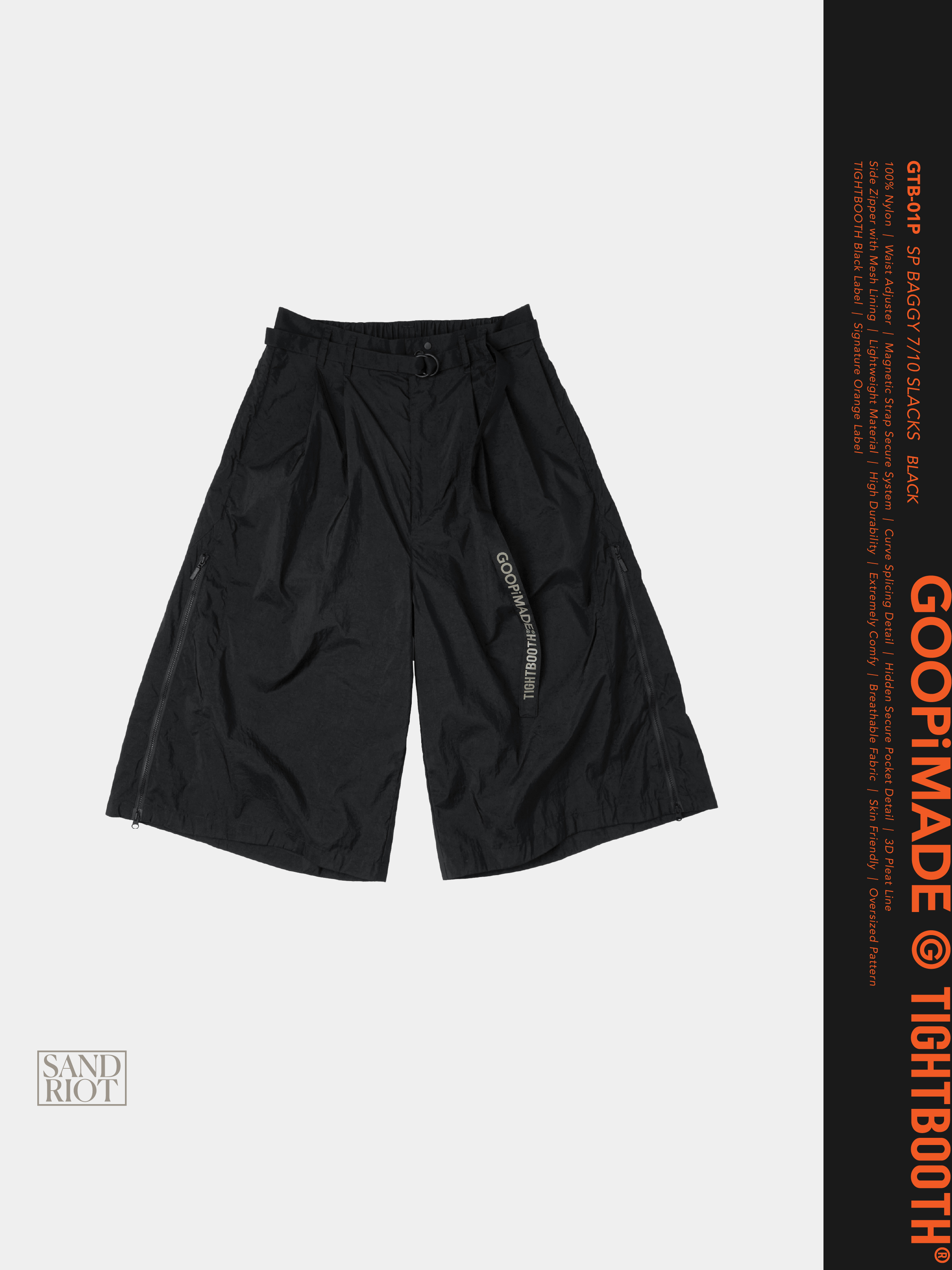 GOOPiMADE TIGHTBOOTH SP Baggy 7/10 Slack GOOPiMADE® SP Baggy 7/10
