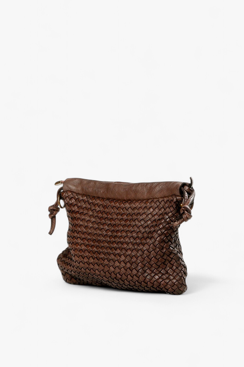 Gogowo 編織束口包 深咖