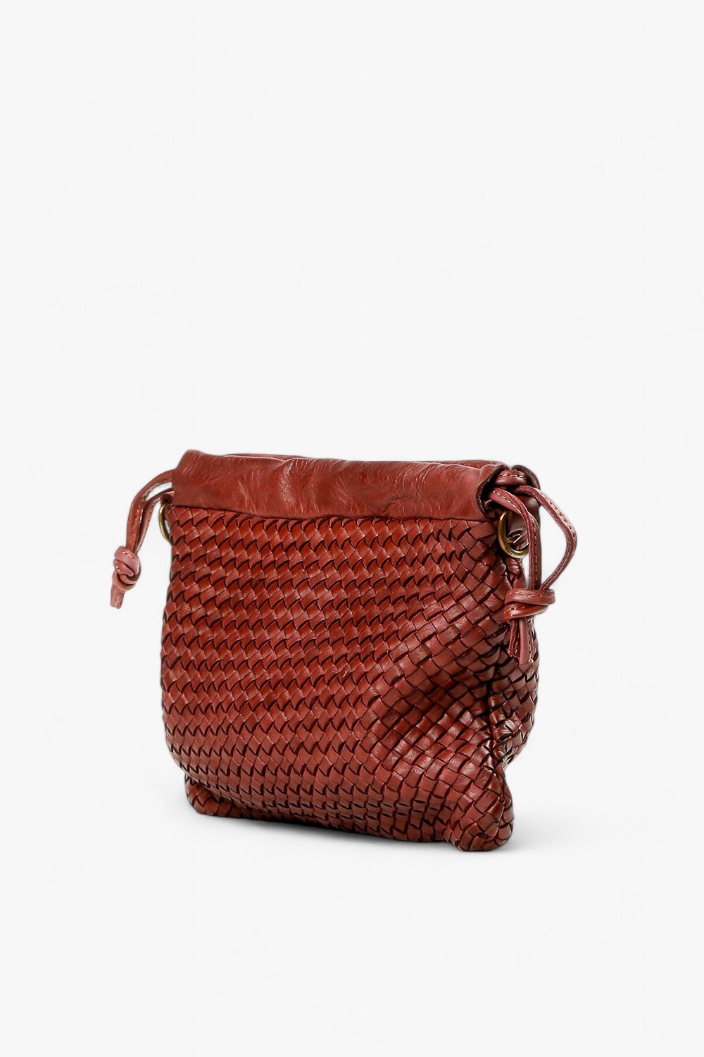 Gogowo 編織束口包 酒紅