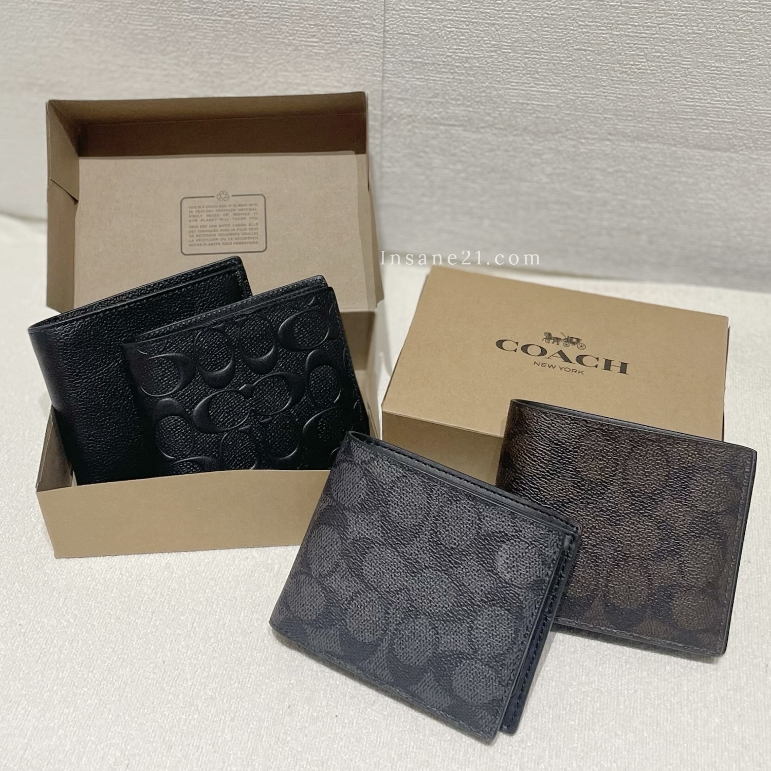 COACH 3 IN 1 WALLET 短夾 錢包 經典 蔻馳 代購