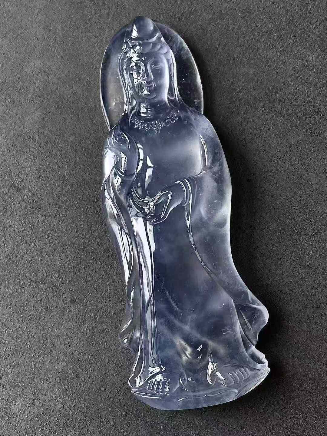 726364 翡翠站觀音吊墜