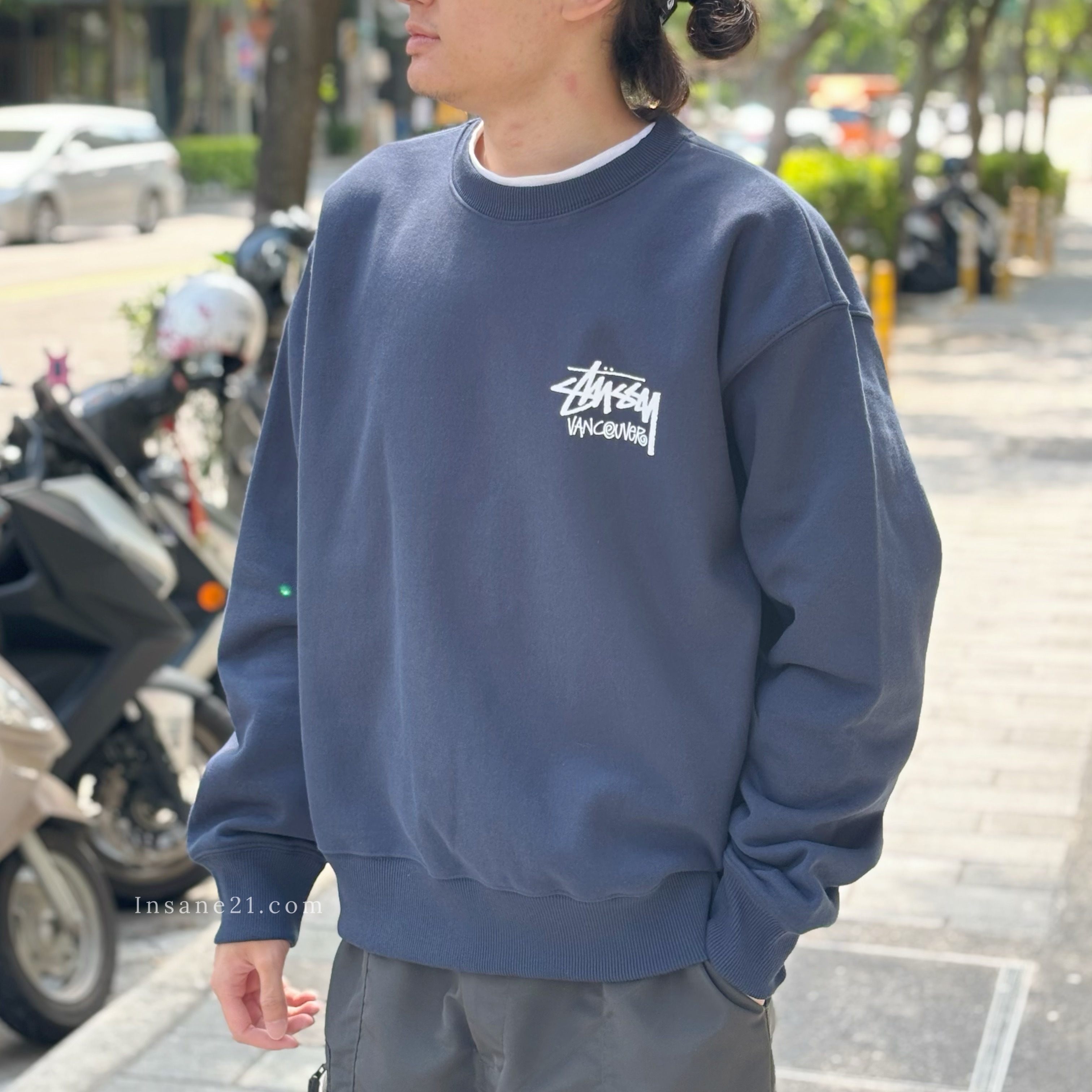 STUSSY 大學踢 溫哥華城市限定 秋冬服飾 上衣