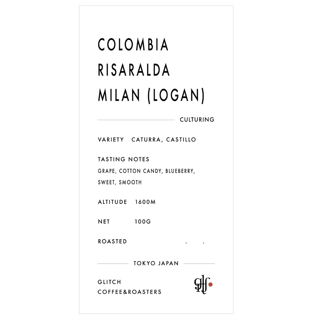 哥倫比亞 Risaralda Milan "Logan" - 25 年 12 月烘焙