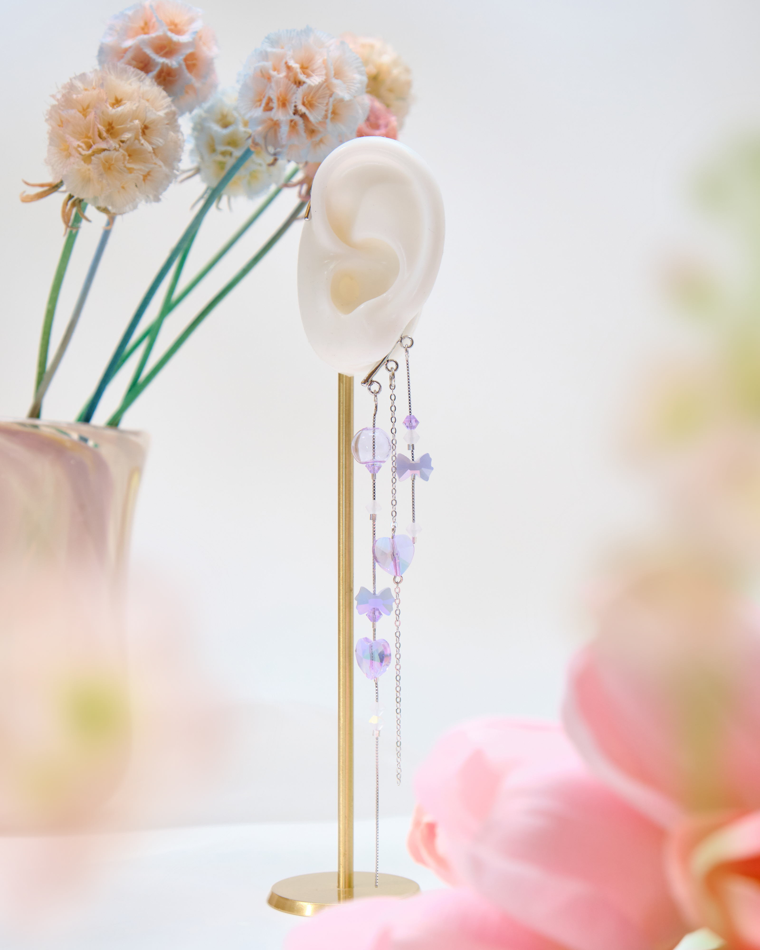 12529 Elegant Crystal Waterfall Ear Hook