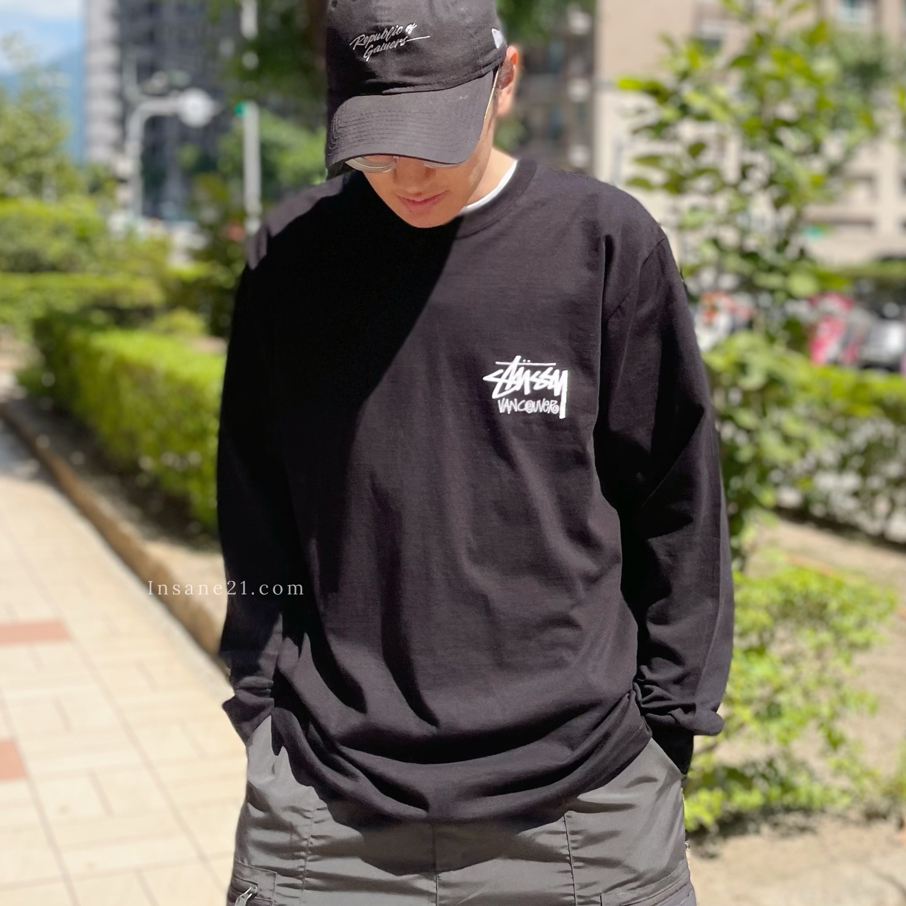 STUSSY 薄長袖 溫哥華城市限定 秋冬服飾 上衣