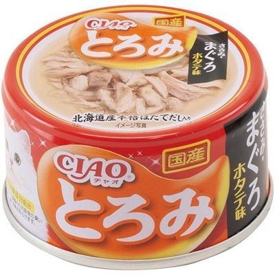 CIAO Thickened Chicken Fillet, Tuna and Scallop Flavor (80gx24cans) #A-41