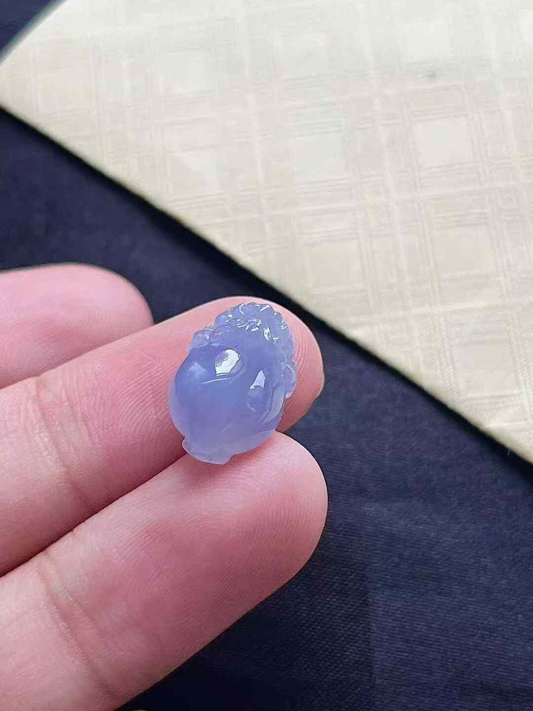 翡翠紫羅蘭三腳蟾,天然翡翠A玉, 緬甸玉, Jade, Jadeite