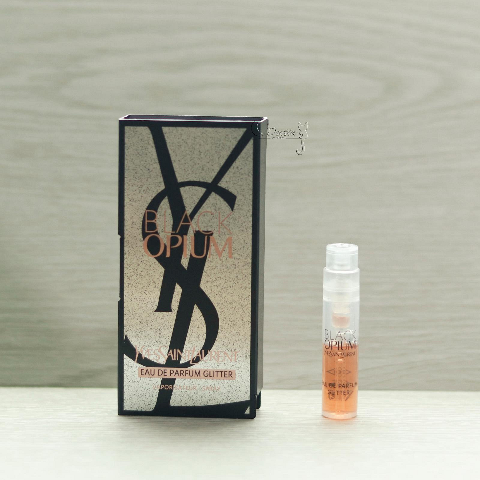 YSL 聖羅蘭黑鴉片Black Opium 粉耀Glitter 女性淡香精1.2mL 現貨可噴式