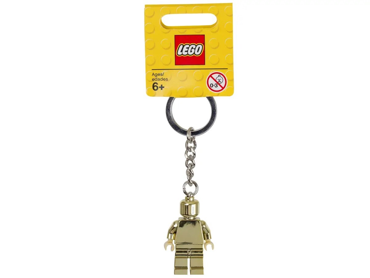 850807 Keychain Minifigure Gold