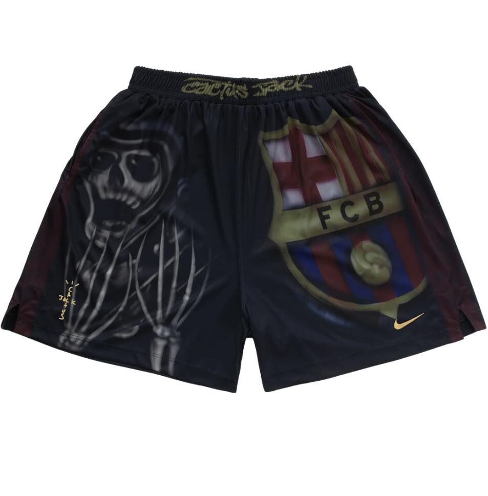 Travis Scott x Nike x FC Barcelona Skeleton Home Shorts 短褲