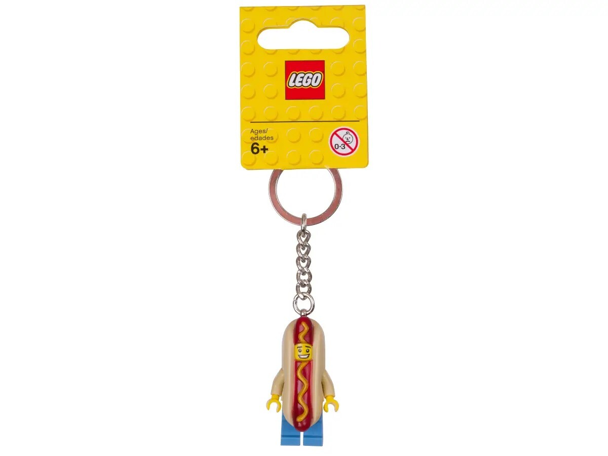 853571 Keychain Hot Dog Guy