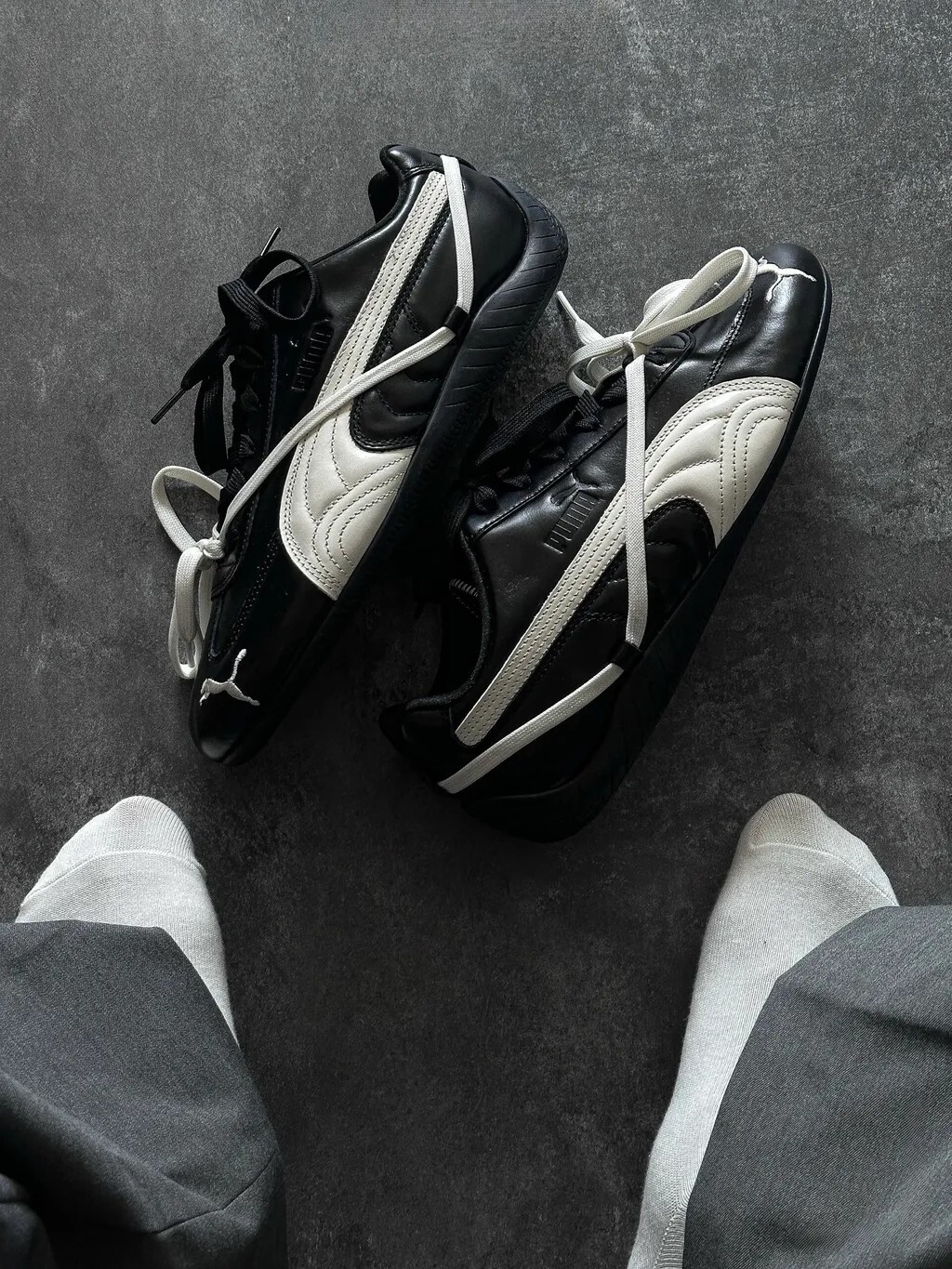 <快速出貨> Rosé x Puma Speedcat Premium Black 黑白天鵝 芭蕾聯名賽車鞋 朴彩英