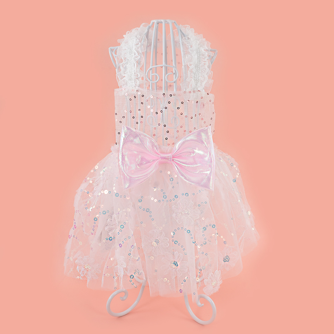 【S~4XL】Floral Lace Tent Dress