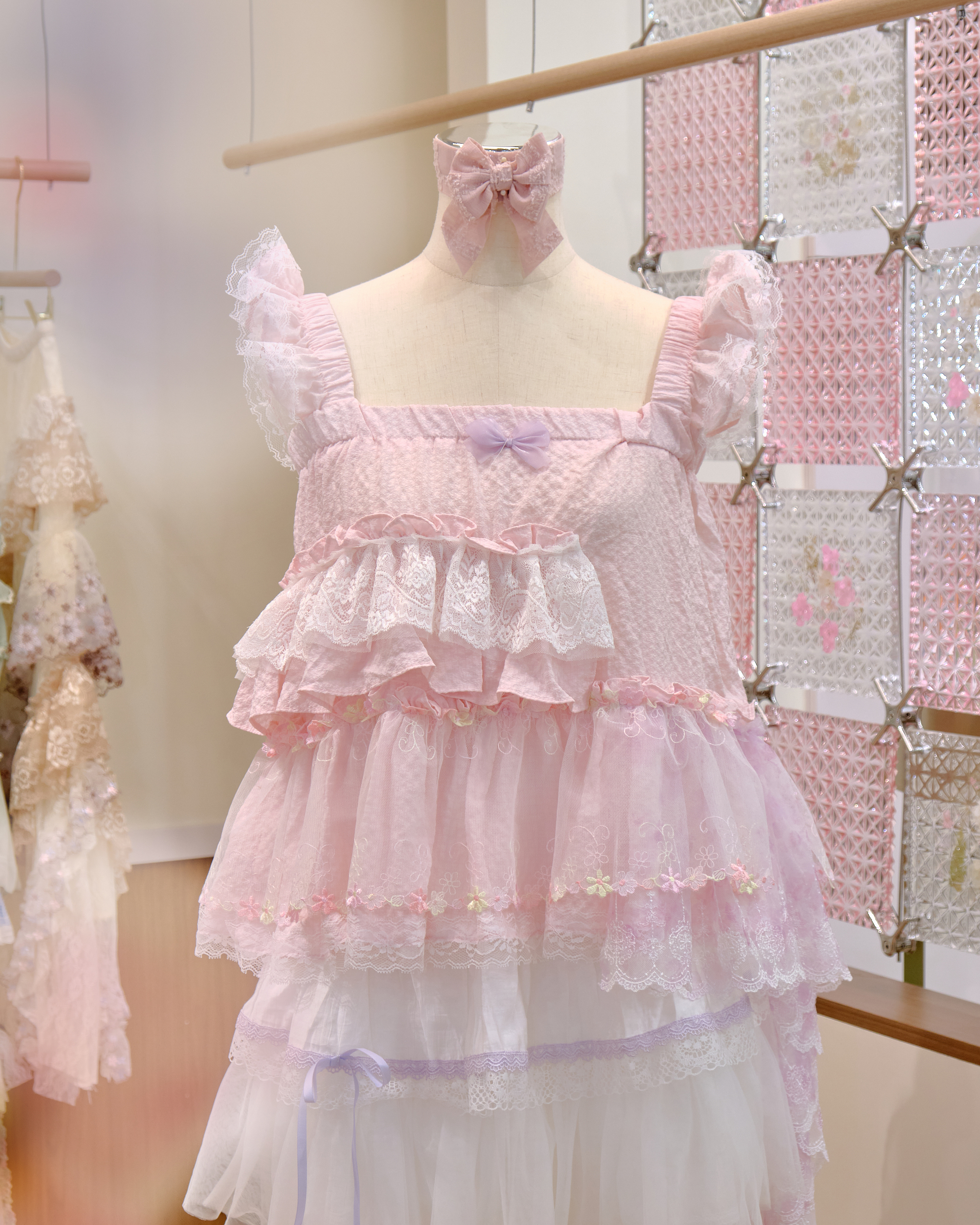 12581 Ruffle Strap Elastic Waist Irregular Layered Top