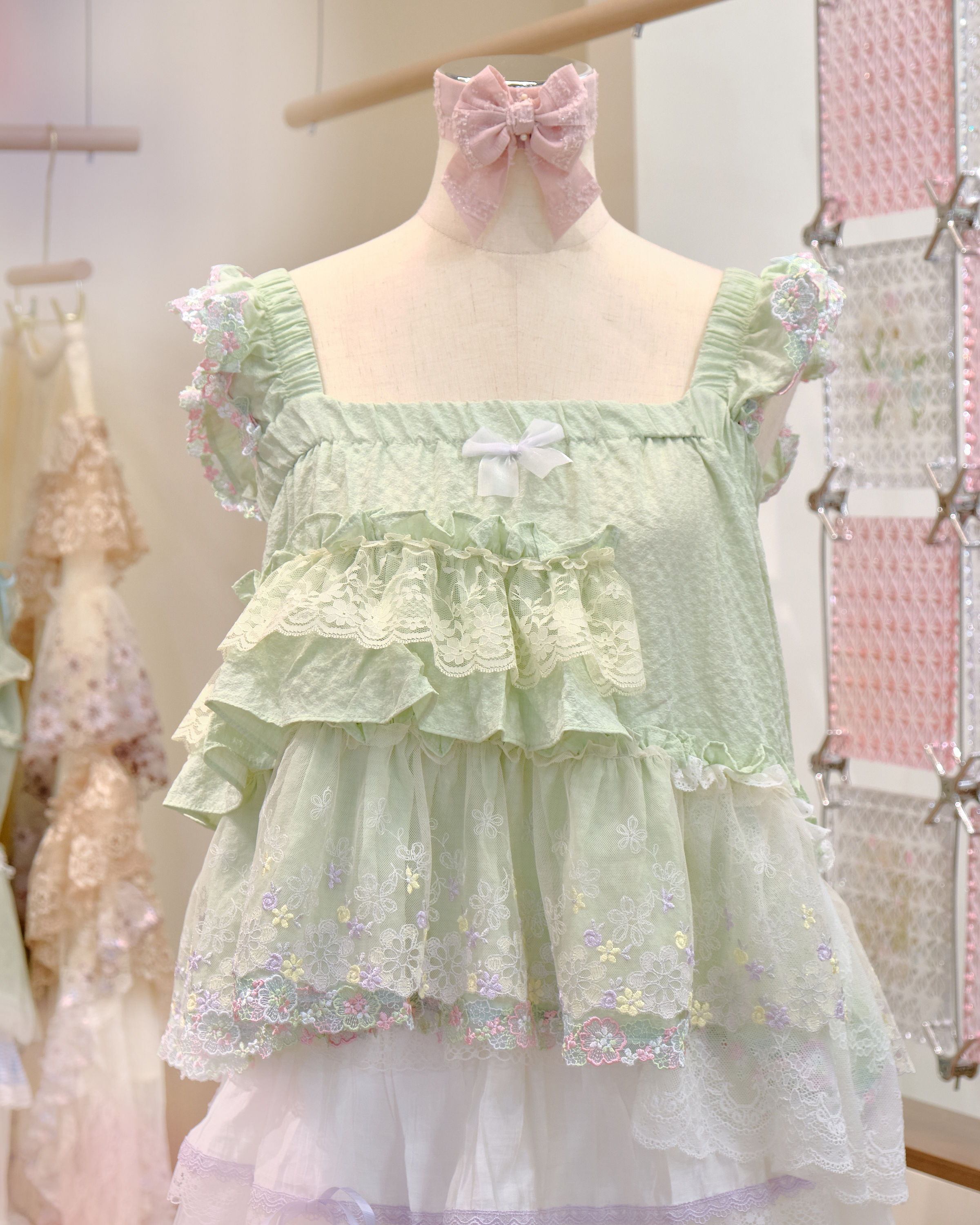 12579 Ruffle Strap Elastic Waist Irregular Layered Top