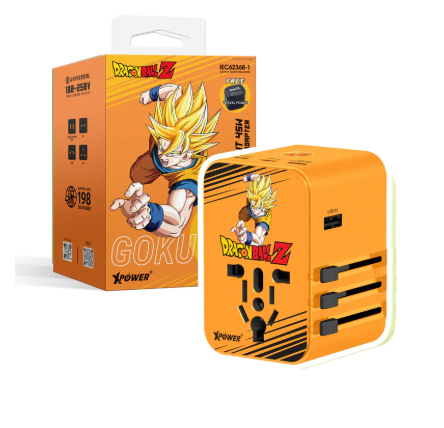 XPower x 龍珠Z TA45B 45W 6輸出 PD3.0/PPS快充旅行充電器 (悟空)