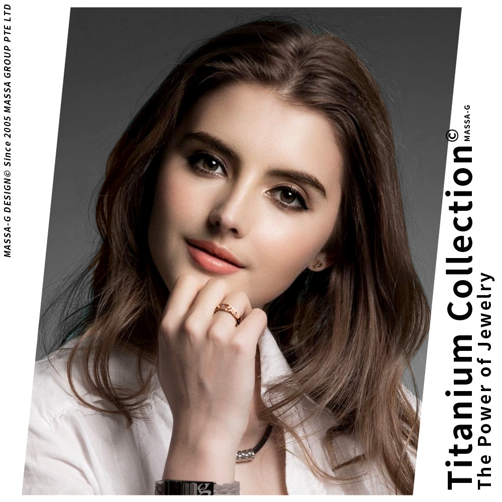 MASSA-G DECO系列 Unique you 愛像你 純鈦對戒