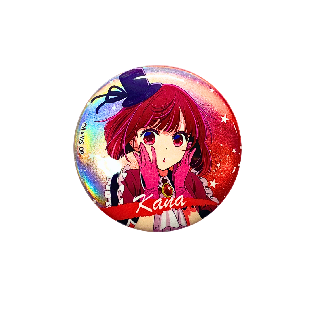 【我推的孩子】58mm角色幻彩襟章 - 有馬佳奈