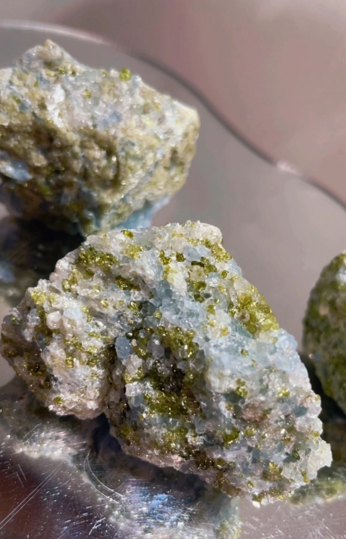 天青橄欖石原石