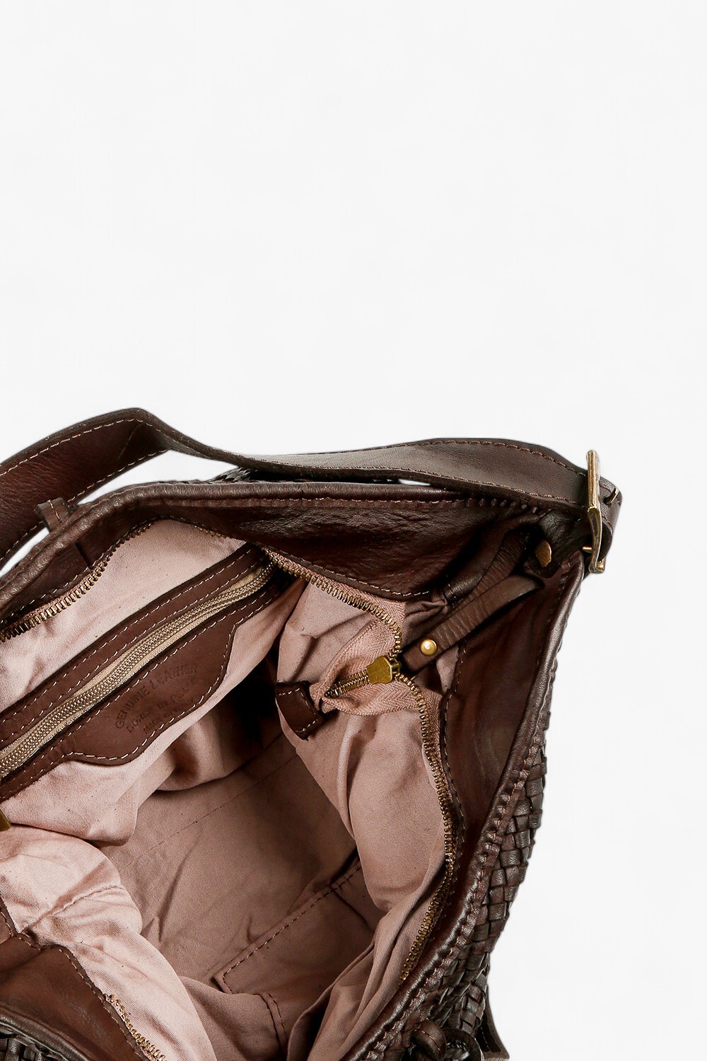 CODA 細編織蝴蝶結肩背包 深咖