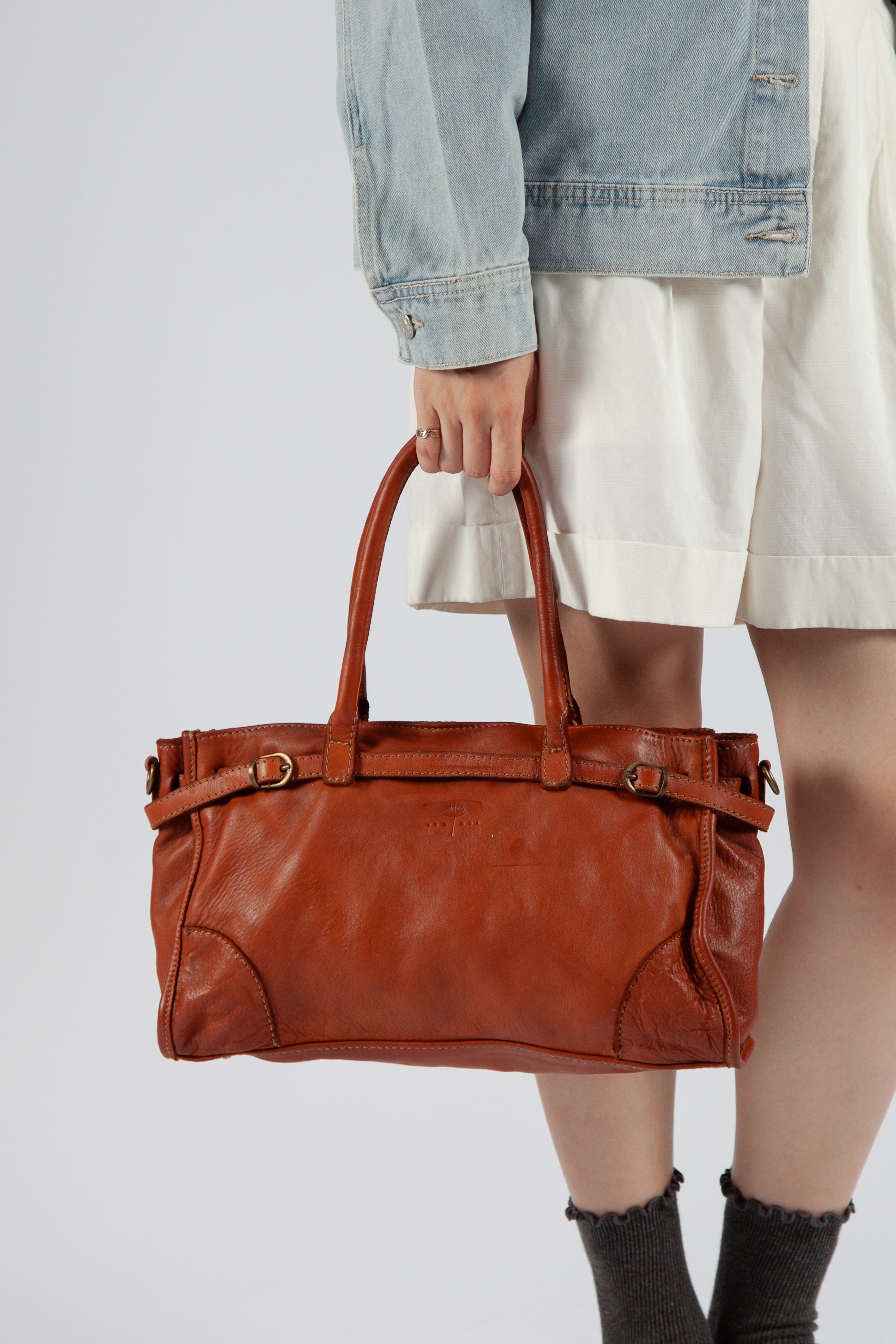 Snack 手提公事包 棕色