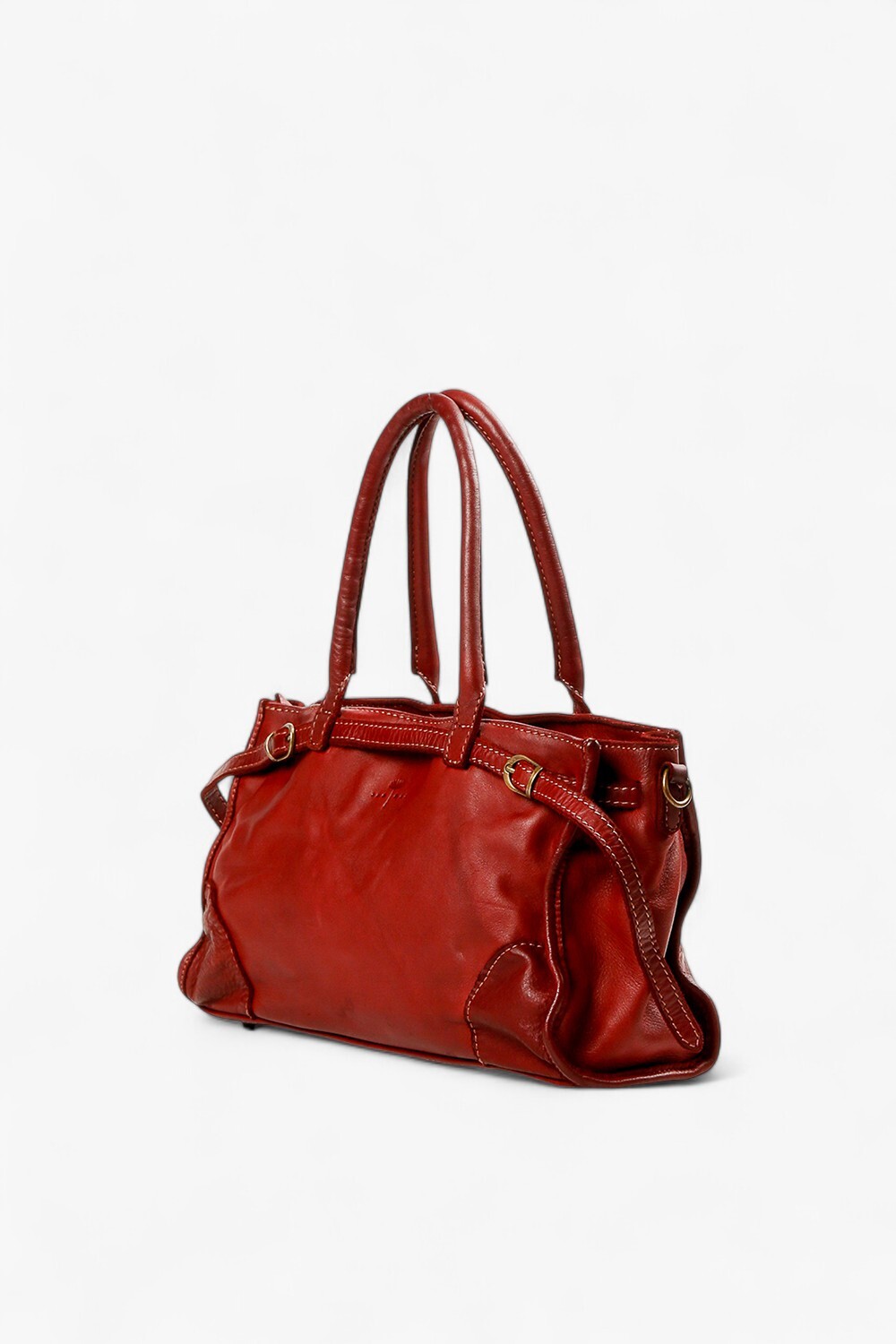 Snack 手提公事包 酒紅