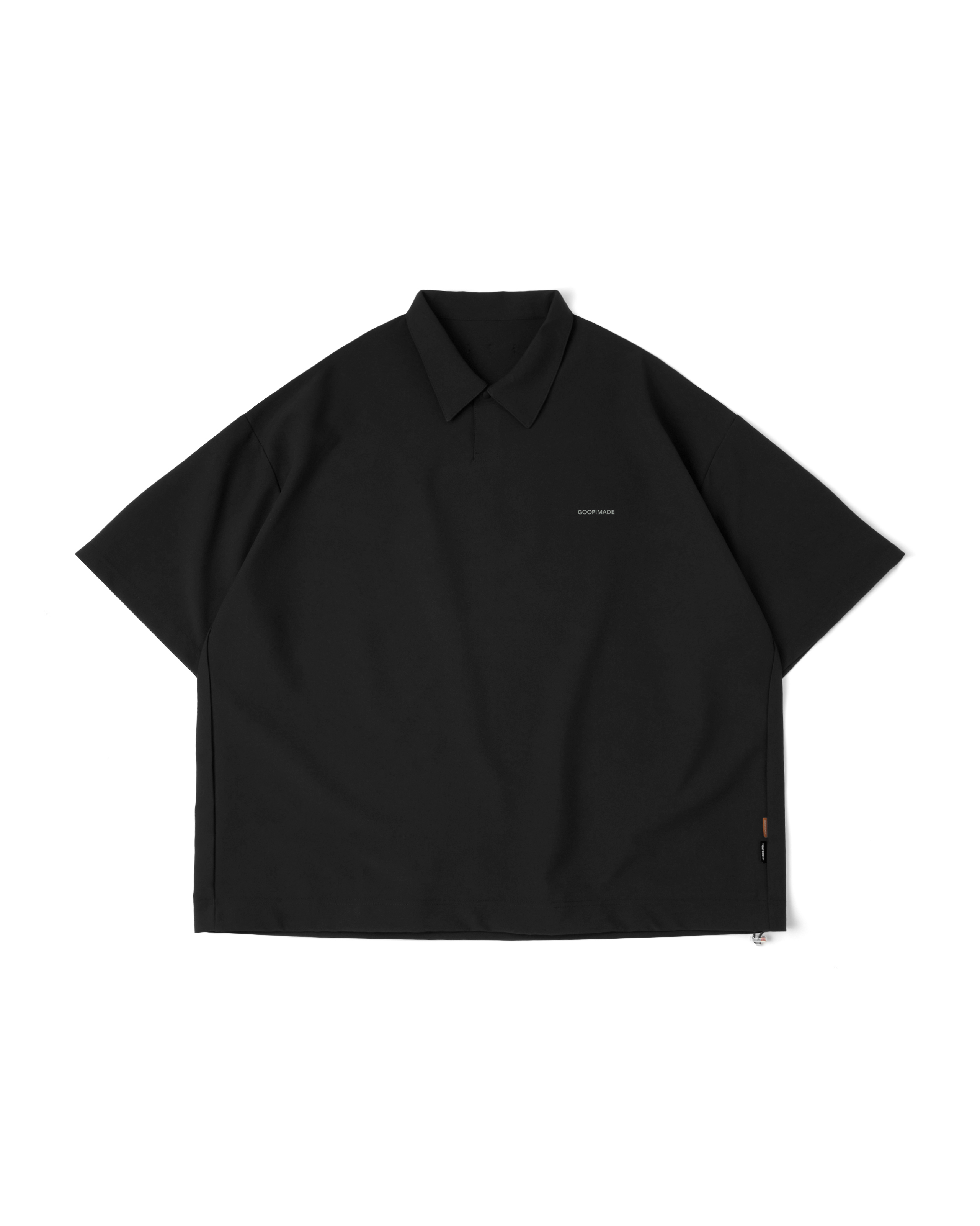 GOOPiMADE “GTB-01L” THE SandGlass Tech Polo - Black
