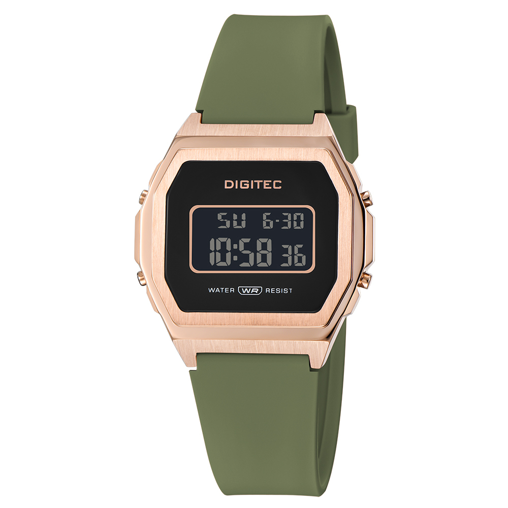 【DIGITEC 數碼科技】DGS-7125T* 多功能EL背光矽膠數位電子錶-