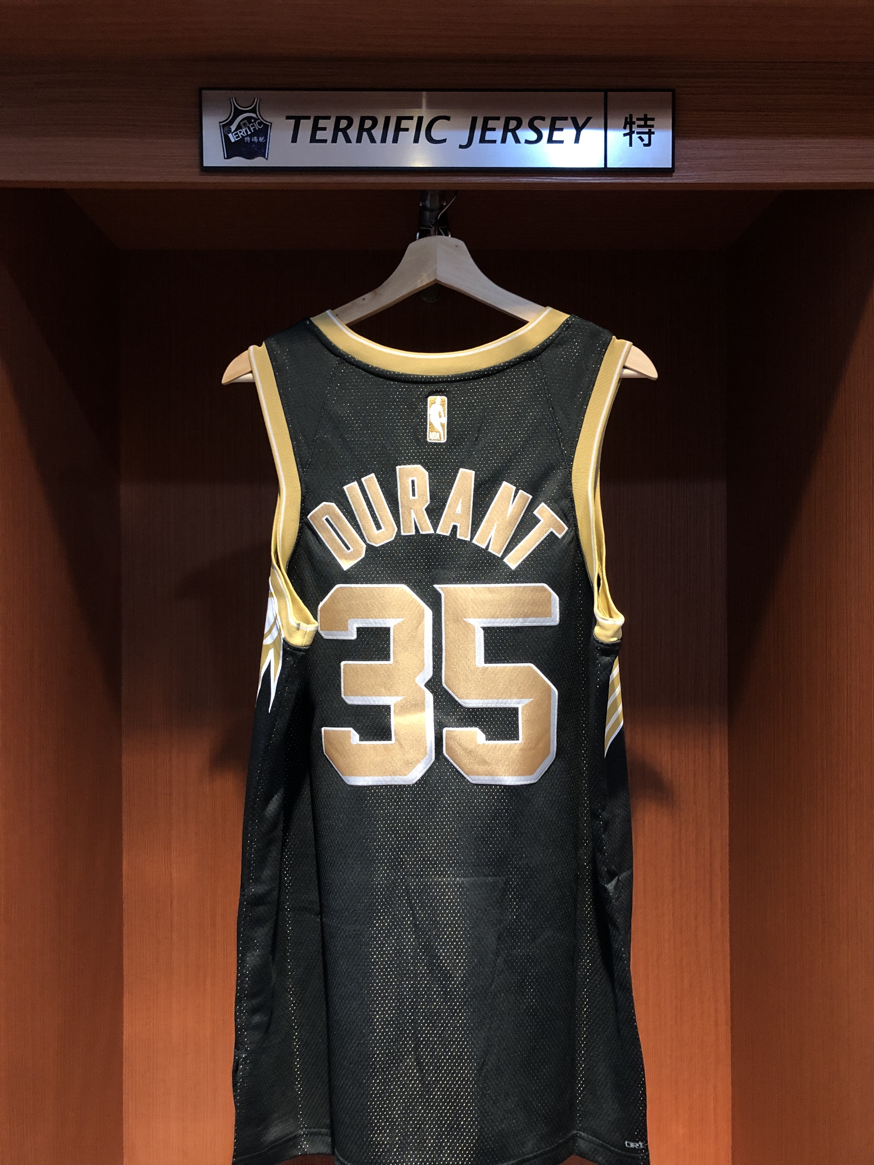 NBA球衣 Kevin Durant 鳳凰城太陽黑金 Select Nike Swingman 球迷版 電繡 全新