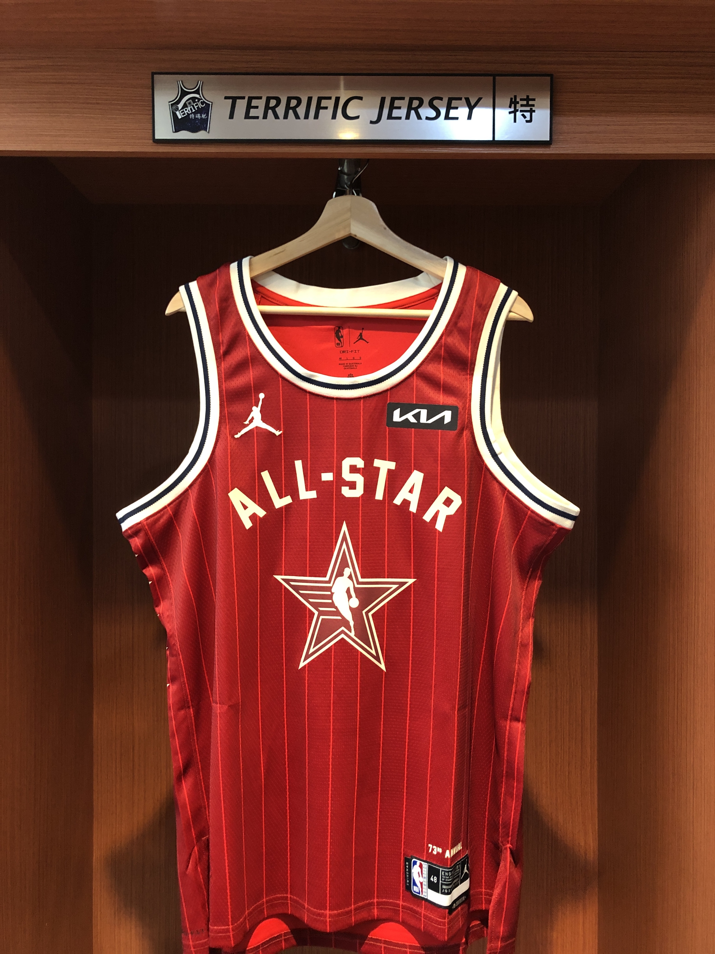 NBA球衣 Karl-Anthony Towns 23-24 明星賽 酒紅 All Star Jordan Swingman 球迷版 熱轉印 含贊助商標 全新